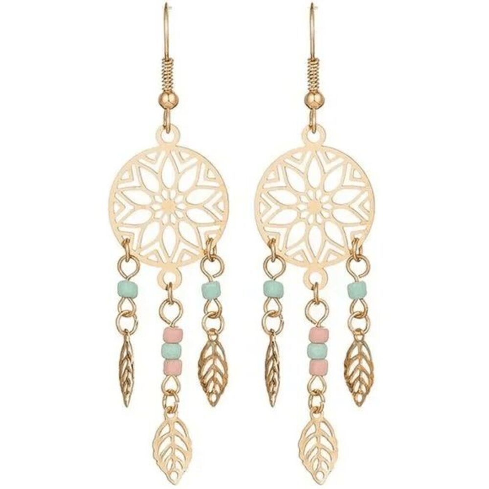 Boho Dangle Dreamweaver Earrings - Picture 3 of 7